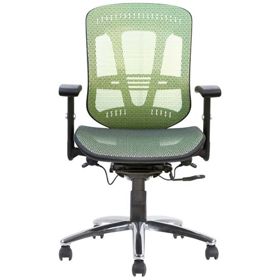 Mesh, Mid Back Chair with Chrome Frame